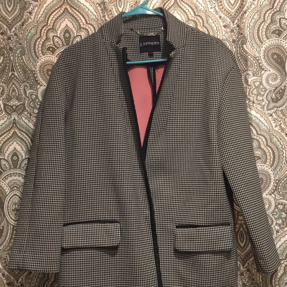 Express Houndstooth Jacket